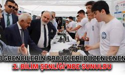 Öğrencilerin projeleri 2. Bilim Şenliği’nde sunuldu