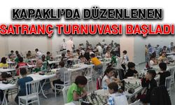 Kapaklı’da düzenlenen satranç turnuvası başladı