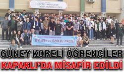 Güney Koreli öğrenciler Kapaklı’da misafir edildi