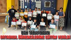 BSH tarafından ortaokul öğrencilerine eğitim verildi