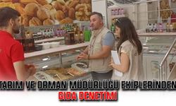 Tarım ve Orman Müdürlüğü ekiplerinden gıda denetimi