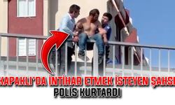 Kapaklı’da intihar etmeye kalkan şahsı polis kurtardı