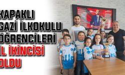 Kapaklı Gazi İlkokulu öğrencileri il ikincisi oldu