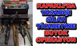 Kapaklı’da yasadışı silah ticaretine büyük operasyon