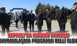 Kapaklı’da Kurban Bayramı Bayramlaşma Programı belli oldu