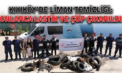 Kıyıköy’de limanında temizliği: Onlarca lastik ve çöp çıkarıldı