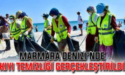 Marmara Denizi'nde kıyı temizliği gerçekleştirildi