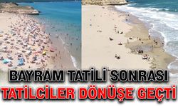 Bayram tatili sonrası tatilciler dönüşe geçti