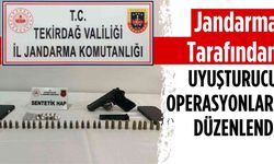 Jandarma tarafından uyuşturucu operasyonları düzenlendi