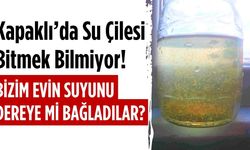 Kapaklı’da su çilesi bitmek bilmiyor!