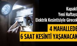 Kapaklı yeni haftaya elektrik kesintisiyle girecek