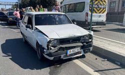 Kapaklı’da iki aracın çarpıştığı trafik kazası meydana geldi