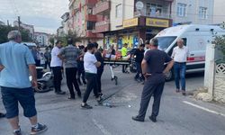 Kapaklı’da kamyonet ile motosikletli kurye çarpıştı: 1 yaralı