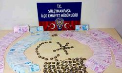 118 adet sahte altın ele geçirildi