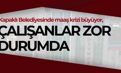 Kapaklı Belediyesinde maaş krizi büyüyor, çalışanlar zor durumda