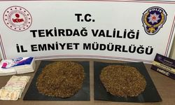 Çatıya gizlenmiş 1 kilogram yasaklı madde ele geçirildi