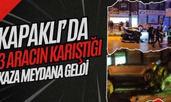 Kapaklı’da 3 aracın karıştığı kaza meydana geldi