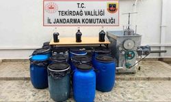 Yılbaşına günler kala 400 litre şarap ele geçirildi