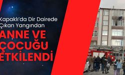 Kapaklı’da bir dairede çıkan yangından anne ve çocuğu etkilendi