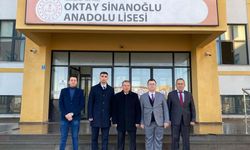 Kaymakam Gürdal’dan Oktay Sinanoğlu Anadolu Lisesi’ne ziyaret