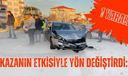 Kazanın etkisiyle yön değiştirdi: 1 yaralı