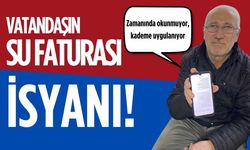 Kapaklı'da vatandaşın su faturası isyanı!