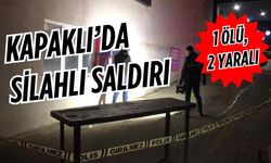 Kapaklı'da silahlı saldırı: 1 ölü, 2 yaralı