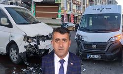 Muhtar Çetin Özhan trafik kazası geçirdi