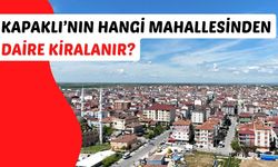 Kapaklı’nın hangi mahallesinden daire kiralanır?