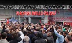 Kapaklı’da oy kullananların sayısı belli oldu