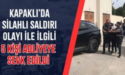 Kapaklı’da silahlı saldırı olayı ile ilgili 5 kişi adliyeye sevk edildi