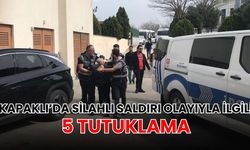 Kapaklı’da silahlı saldırı olayıyla ilgili 5 tutuklama