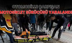 Kapaklı’da otomobil ile çarpışan motosiklet sürücüsü yaralandı