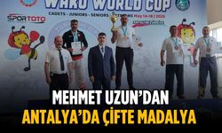 Mehmet Uzun’dan Antalya’da çifte madalya