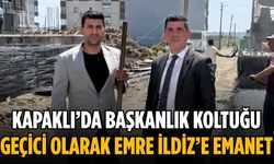 Kapaklı’da başkanlık koltuğu geçici olarak Emre İldiz’e emanet