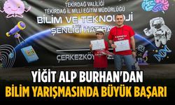 Yiğit Alp Burhan'dan bilim yarışmasında büyük başarı