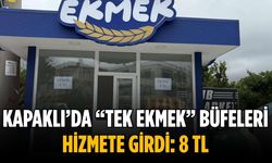 Kapaklı’da “Tek Ekmek” büfeleri hizmete girdi: 8 TL