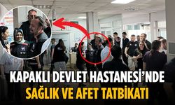 Kapaklı Devlet Hastanesi’nde sağlık ve afet tatbikatı