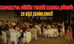Kapaklı’da düğün yemeği kabusa döndü: 28 kişi zehirlendi!