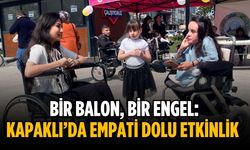 Bir balon, bir engel: Kapaklı’da empati dolu etkinlik