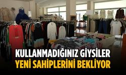 Kullanmadığınız giysiler yeni sahiplerini bekliyor