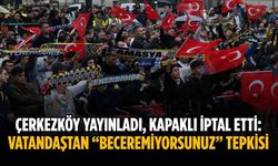 Çerkezköy yayınladı, Kapaklı iptal etti: Vatandaştan “beceremiyorsunuz” tepkisi