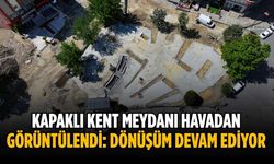 Kapaklı Kent Meydanı havadan görüntülendi: Dönüşüm devam ediyor
