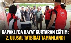 Kapaklı’da hayat kurtaran eğitim: 2. Ulusal Tatbikat tamamlandı