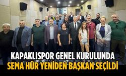 Kapaklıspor'da Sema Hür yeniden başkan seçildi