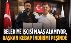 Belediye işçisi maaş alamıyor, başkan kebap indirimi peşinde