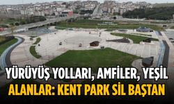 Yürüyüş yolları, amfiler, yeşil alanlar: Kent Park sil baştan
