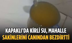 Kapaklı’da kirli su, mahalle sakinlerini canından bezdirtti