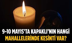 9-10 Mayıs’ta Kapaklı’nın hangi mahallelerinde kesinti var?