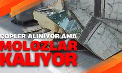 Kapaklı'da çöpler alınıyor ama molozlar yerinde kalıyor
